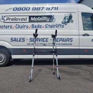 Upright Forearm walker rollator adjustable lightweight wheeled walking frame