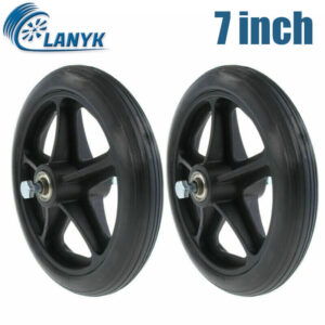 2pcs  7 inch Wheelchair Front Castor Wheels Replacement Part Tool Accessories UK