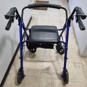light 4 wheel mobility walker with seat