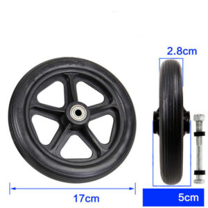 Wheelchair Front Castor Wheels Replacement Part Tool Accessories 6 7 8 inch