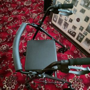 PePe lightweight folding mobility Wheelchair walker with seat 4 wheels RRP £190