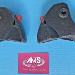 Pair Drive Medical Deluxe 4 Wheel Rollator Transport Chair Front Wheel Locators
