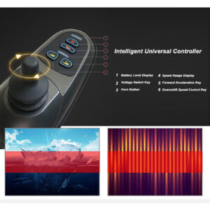 Wheelchair Joystick Controller Electric Power Brushed Smart Accessories DC24V