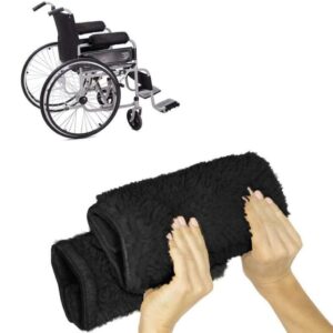 2pcs Wheelchair Armrest Pads Non Slip Accessories Soft Support Cushion 12''