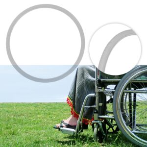 22inch Wheelchair Tire Spare Parts Wear Resistant Wheelchair Accessories 22x1