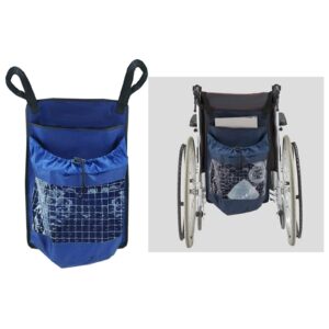 Oxford Cloth Backpack Large Capacity Hang On Back Pouch Accessories Bag