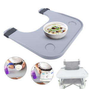 Wheelchair Tray Detachable Wheelchair Table Cup Holder Wheelchair Accessories