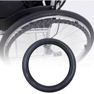 Wheelchair Tire Replace Accessory Rear Wheel Tire Durable Wear Resistant 16inch