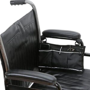 Wheelchair Accessories PU Leather Chair Arm Pads Black