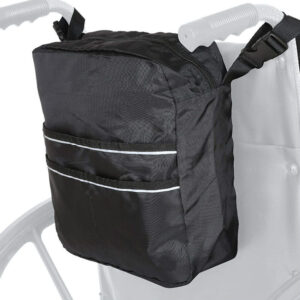 Adjustable Shoulder Strap Wheel Chair and Walker Accessories Side Storage Bags