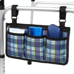 Armrest Walker Bag Accessory Basket Wheelchair Rollator Pouch for Elderly