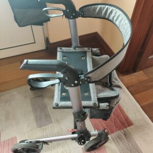 Tuni Spectra Lightweight Premium 4 - Wheel Rollator With Seat and carry case