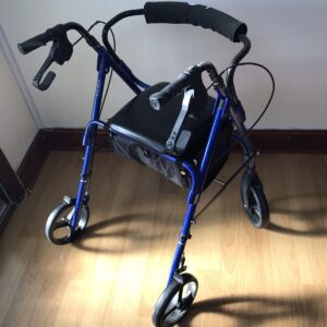 Drive Rollator Lightweight Folding Walking Frame Mobility Aid Walker with Seat