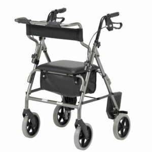 Homecraft Rollator & Transit Chair Combination Silver - 091207299