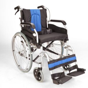 Elite Care ECSP01 Lightweight Folding Self Propelled Wheelchair with Hand Brakes