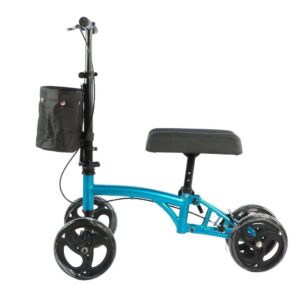 Adjustable Medical Folding Steerable Leg Knee Walker Scooter With Basket-JG9156B