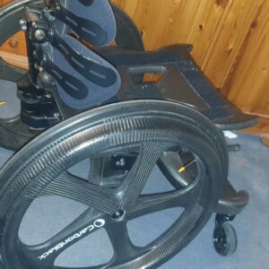 Carbonblack Wheel Chair Carbon fibre wheelchair RELISTED DUE TO TIMEWASTER