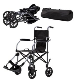 Ultra Lightweight Folding travel transit compact wheelchair in a bag AMW008