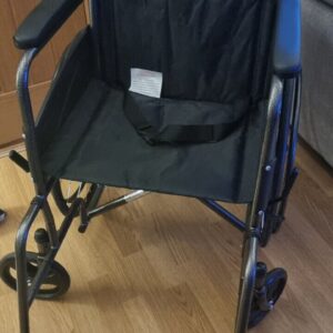 wheelchair self propelled used once.  foldable
