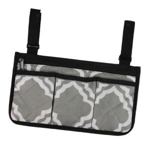 Side Pouch Armrest Rollator Walker Accessories Storage Bag for Wheelchair