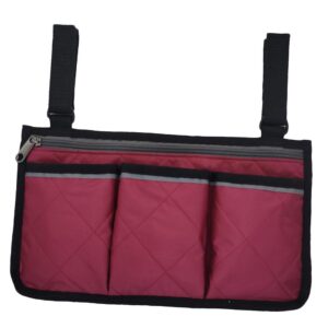 Wheelchair Side Bag Pouch Storage Pocket Accessory Phone Holder Mobility Aid