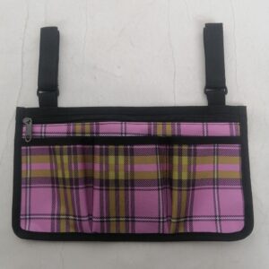 Wheelchair Armrest Side Pouch Bag Pocket Container Accessory Organizer