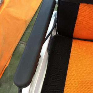 1 Pair of Wheelchair Armrest Pads, Adjustable PU Leather Accessories, Universal