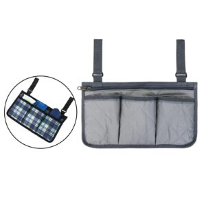 Armrest Walker Bag Accessory Basket Wheelchair Rollator Pouch for Elderly