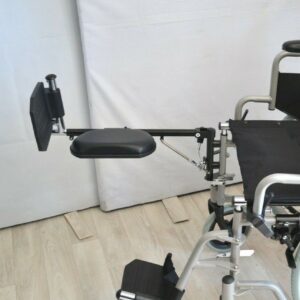 Roma 1150 Transit Standard Steel Wheelchair with Right Elevating Leg Rest