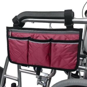 Wheelchair Bag Large Side Bag Mobility Scooter Aid Pannier Accessories Basket