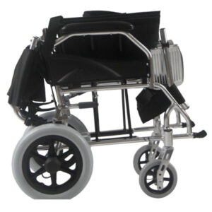 Ultra Lightweight Folding ALUMINIUM Travel Wheelchair, Portable Transit Chair