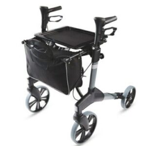 Walker . Rollator.   FOLDING lightweight walker with bag . 4 Wheels. Brakes.