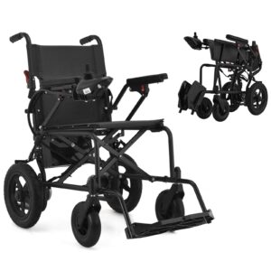Lightweight Foldable Electric Wheelchair for Seniors-Economic-2x250W Motor Power
