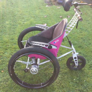 Trekinetic All-terrain Wheelchair K2, Pink, Manual