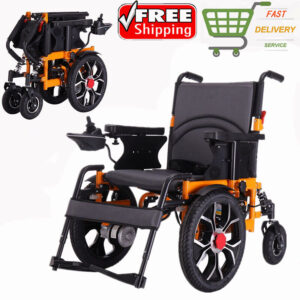 Electric Lightweight Folding Motorized Power Wheelchair Medical Mobility Aid New