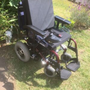 Roma Medical - Marbella P200 | Electric Power Wheelchair Flame Red New Batteries