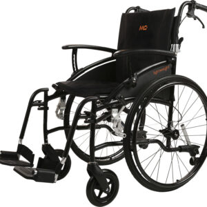 MobiQuip Lightweight Wheelchair 12kg, Super Light Manual Self Propelled Chair