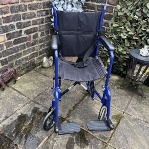Adapt Blue Lightweight 17”Seat 115kg Wheelchair Mint
