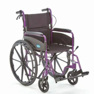 CareCo Vista 8 Lightweight Folding Travel Wheelchair Manual Portable 24" Wheels