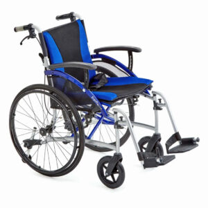 CareCo Ergo Pro Self Propelled Wheelchair 18" Portable Folding Lightweight