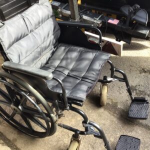 EXTRA WIDE FOLDING SELF PROPELLED WHEELCHAIR