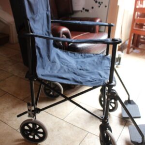 Powertec folding compact travel assisted occasional wheelchair lightweight