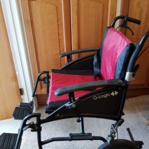 Excel G-Logic Lightweight Transit Wheelchair - excellent condition.