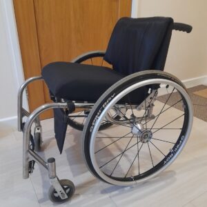 Tilite TX-Cyclone self propelled wheelchair.24" Spinergy wheels.Titanium frame.