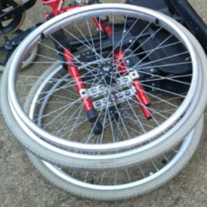 2 x quick release removable wheelchair 24" inch wheels spare replacement parts
