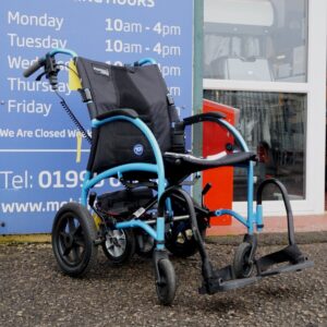 TGA StrongBack Lightweight Portable Folding Attendant Wheelchair with TGA Pow...
