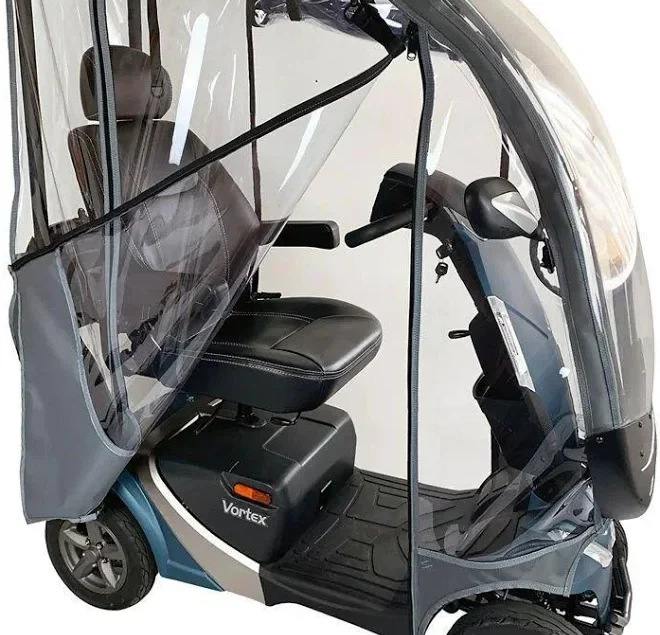 Electric Mobility/Rascal Vortex with Solid Canopy Roadworthy Mobility Scooter