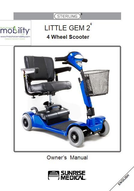 Sunrise Medical/Sterling Little Gem 2 Pavement Mobility Scooter