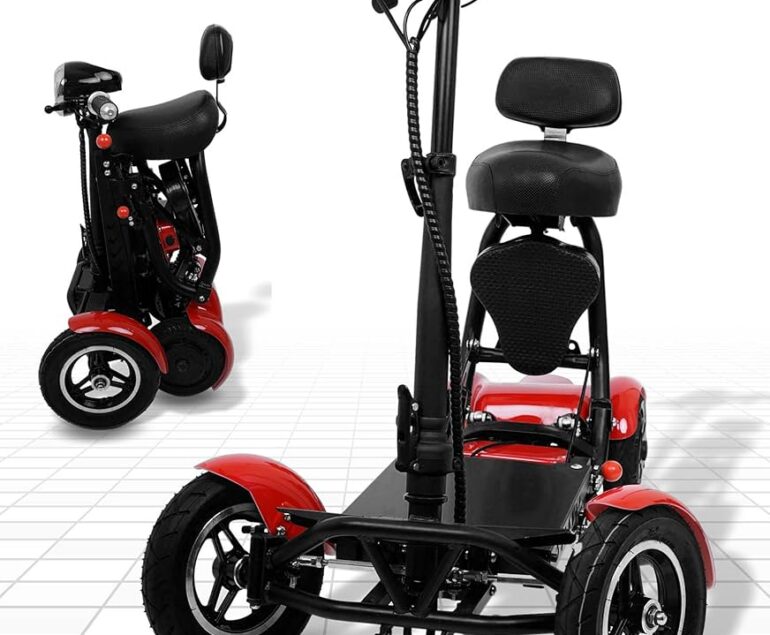 DSL Auto Fold Away Folding/Portable Mobility Scooter
